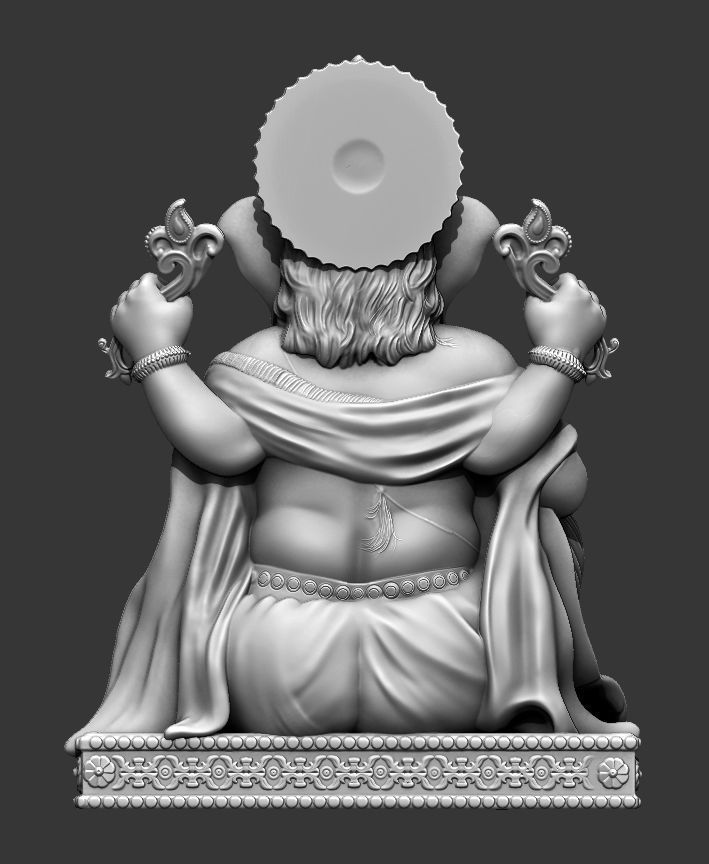 statue of Lord Ganesha 3D print model_6