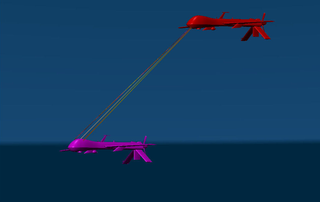 MQ-1 Predator UAV Free low-poly 3D model_5