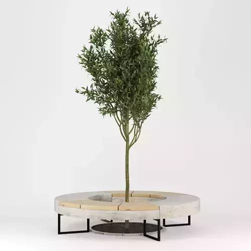 Tree Flowerbed 3D model