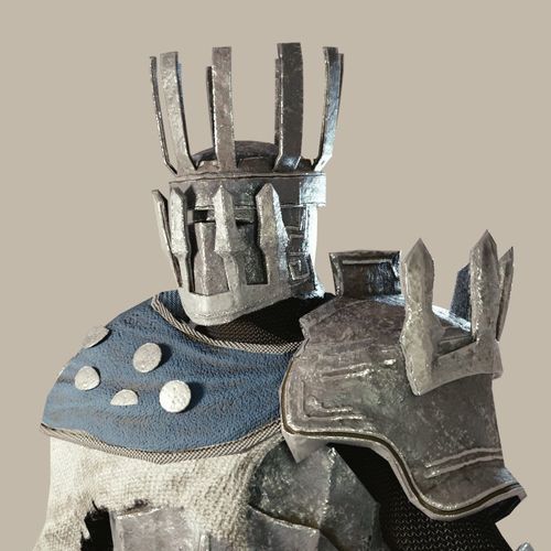 Tower Armorset Low-poly 3D model