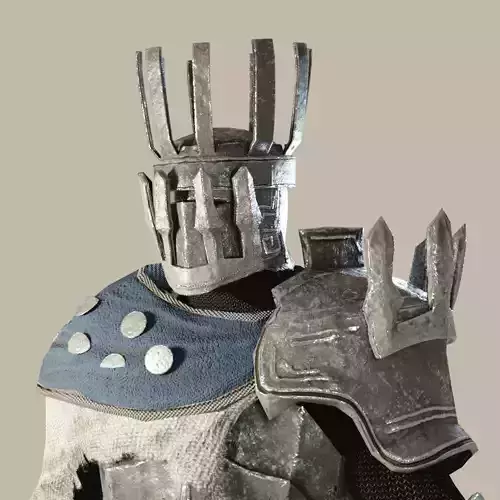 Tower Armorset Low-poly 3D model
