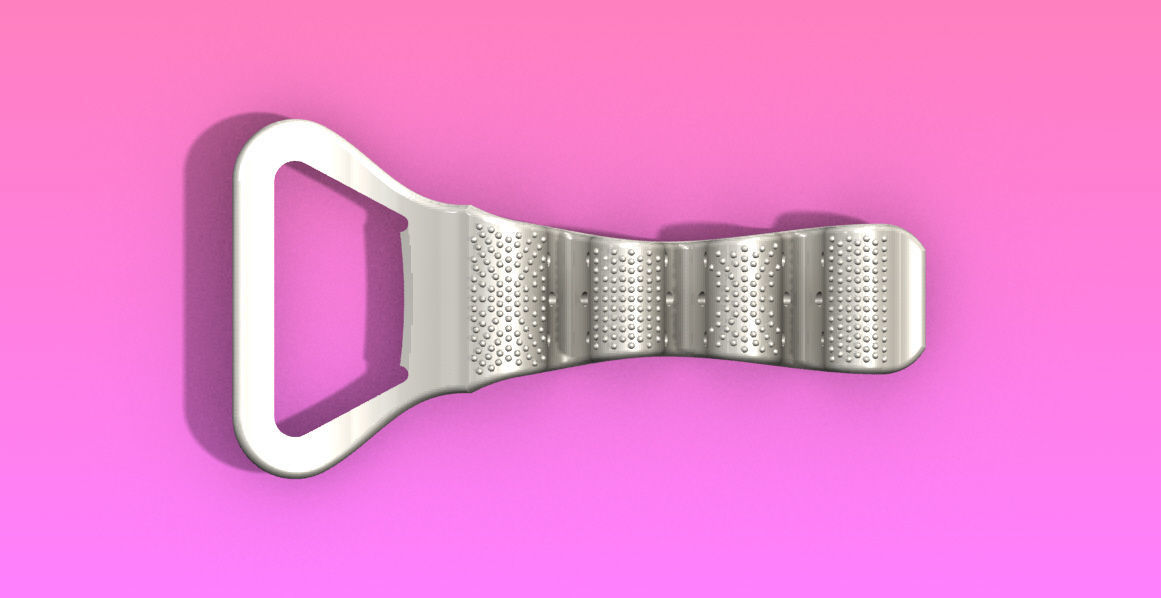Bottle Opener 3D print model_3