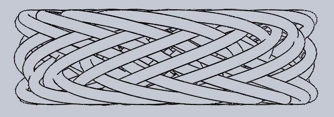 Mathematical art 3D print model_2