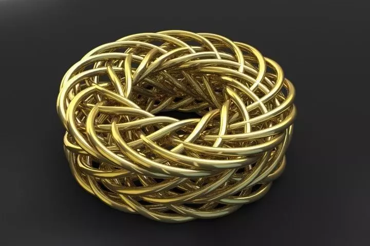 Mathematical art 3D print model_0