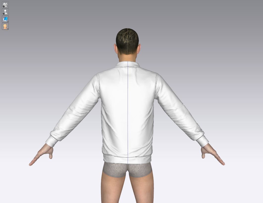 Jacket adidas bomber 3D model_15