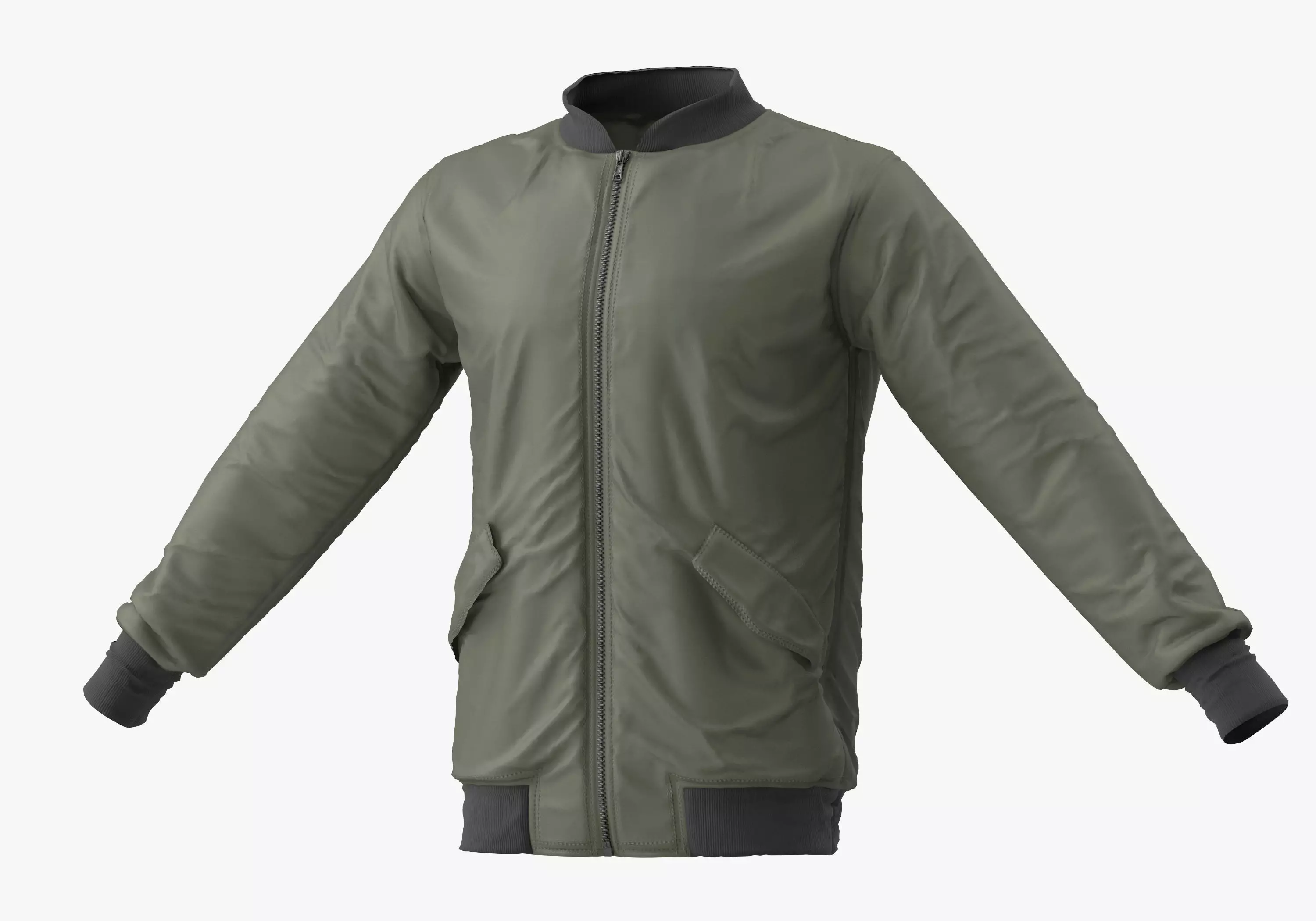 Jacket adidas bomber 3D model_0
