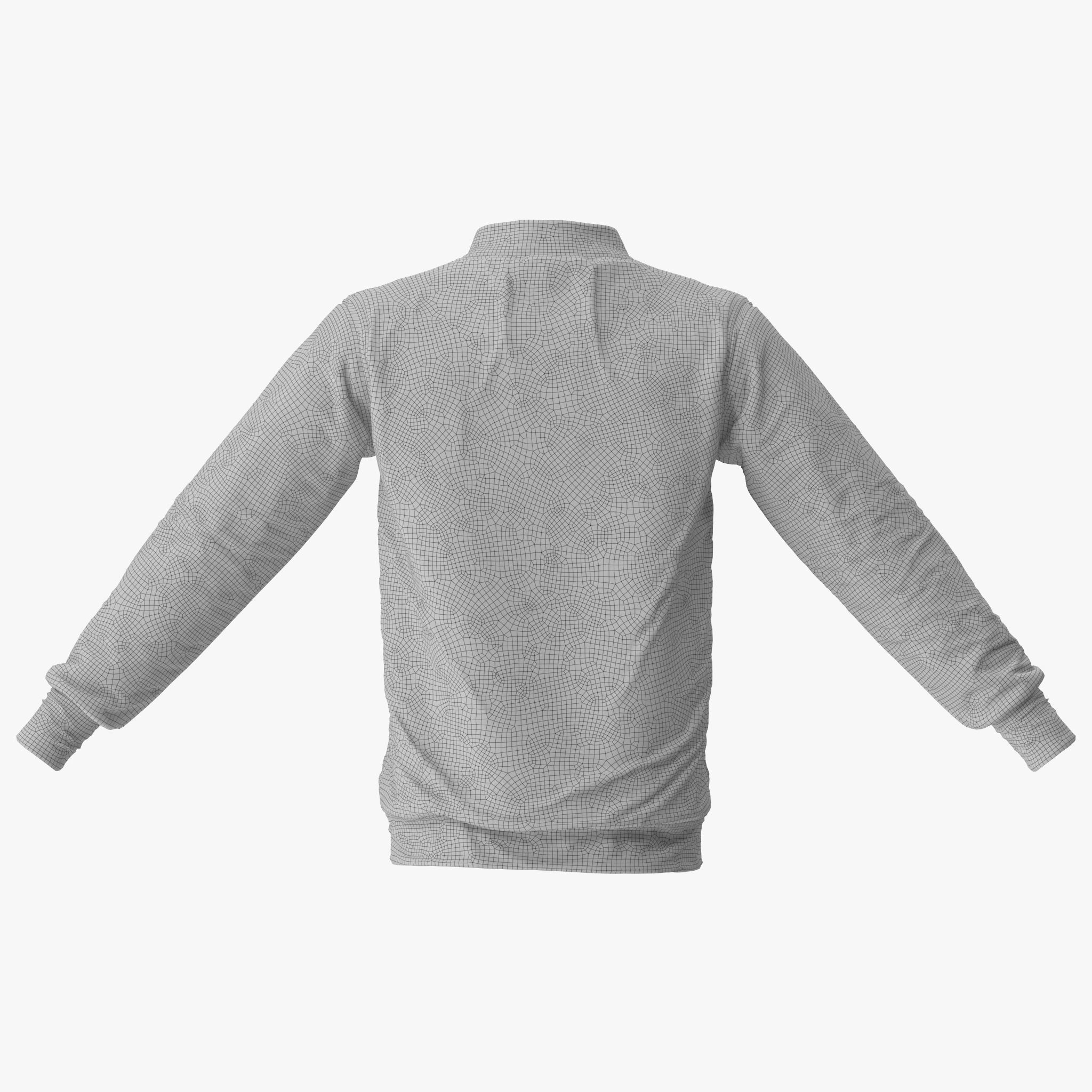 Jacket adidas bomber 3D model_12