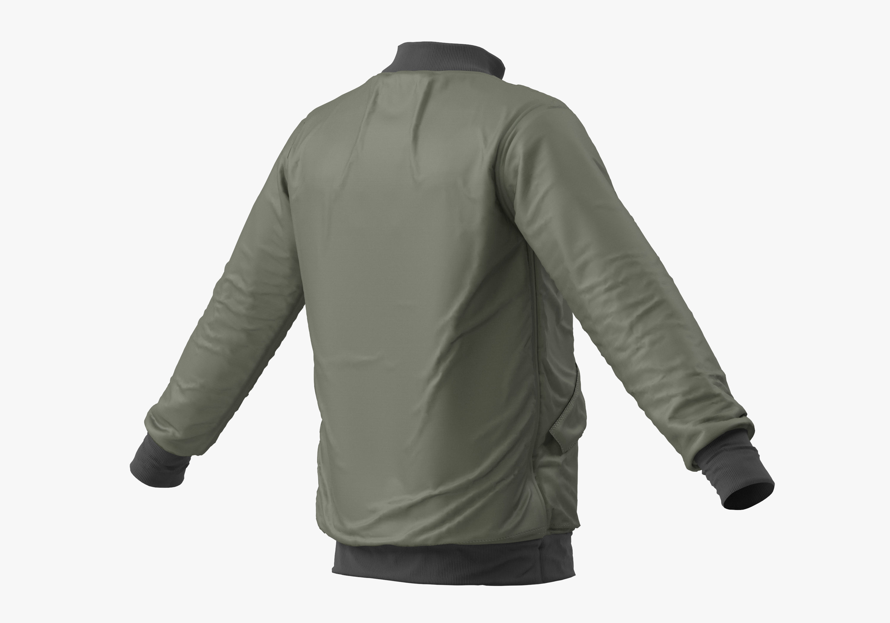 Jacket adidas bomber 3D model_6