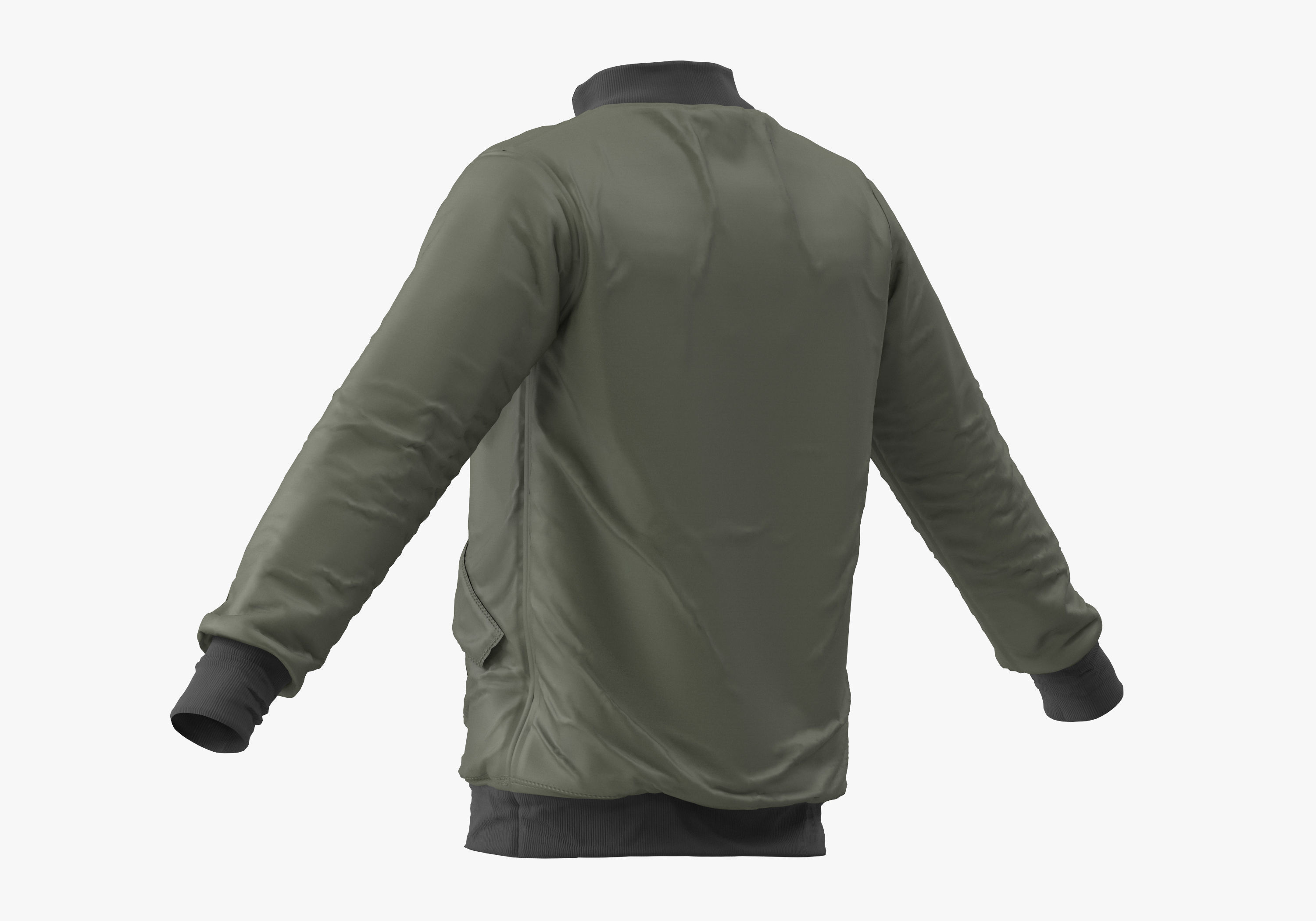 Jacket adidas bomber 3D model_4