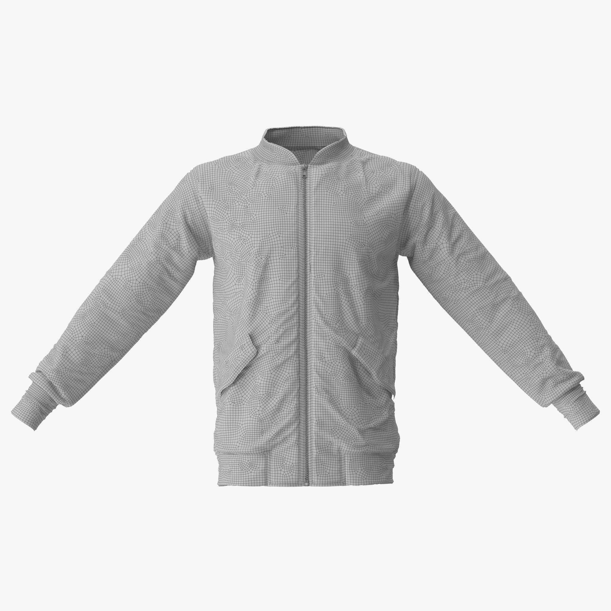 Jacket adidas bomber 3D model_11
