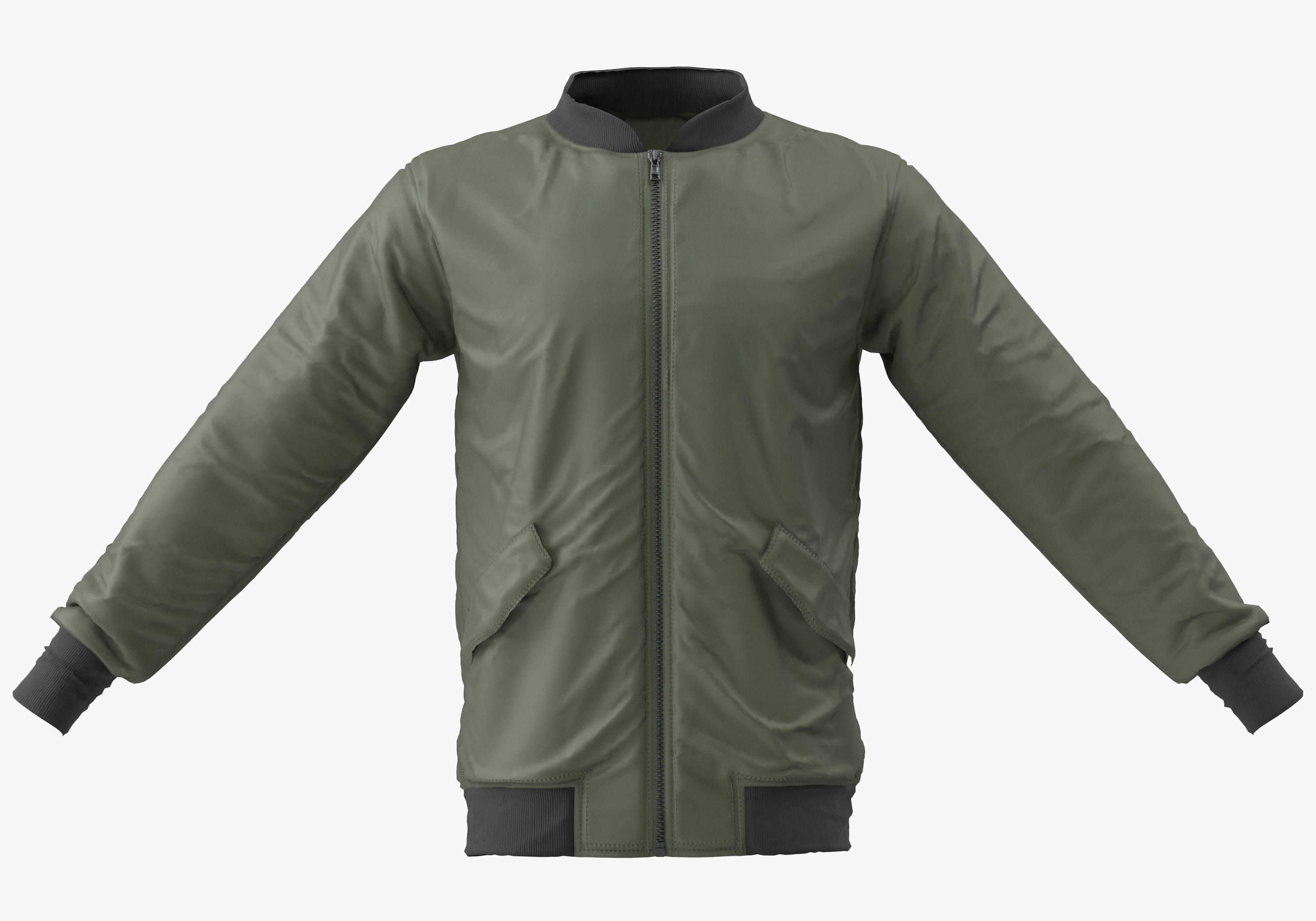 Jacket adidas bomber 3D model_1