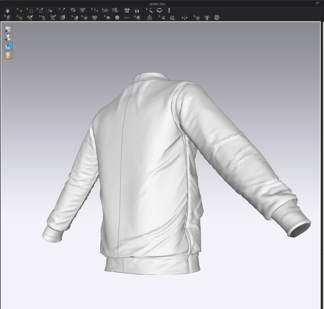 Jacket adidas bomber 3D model_19