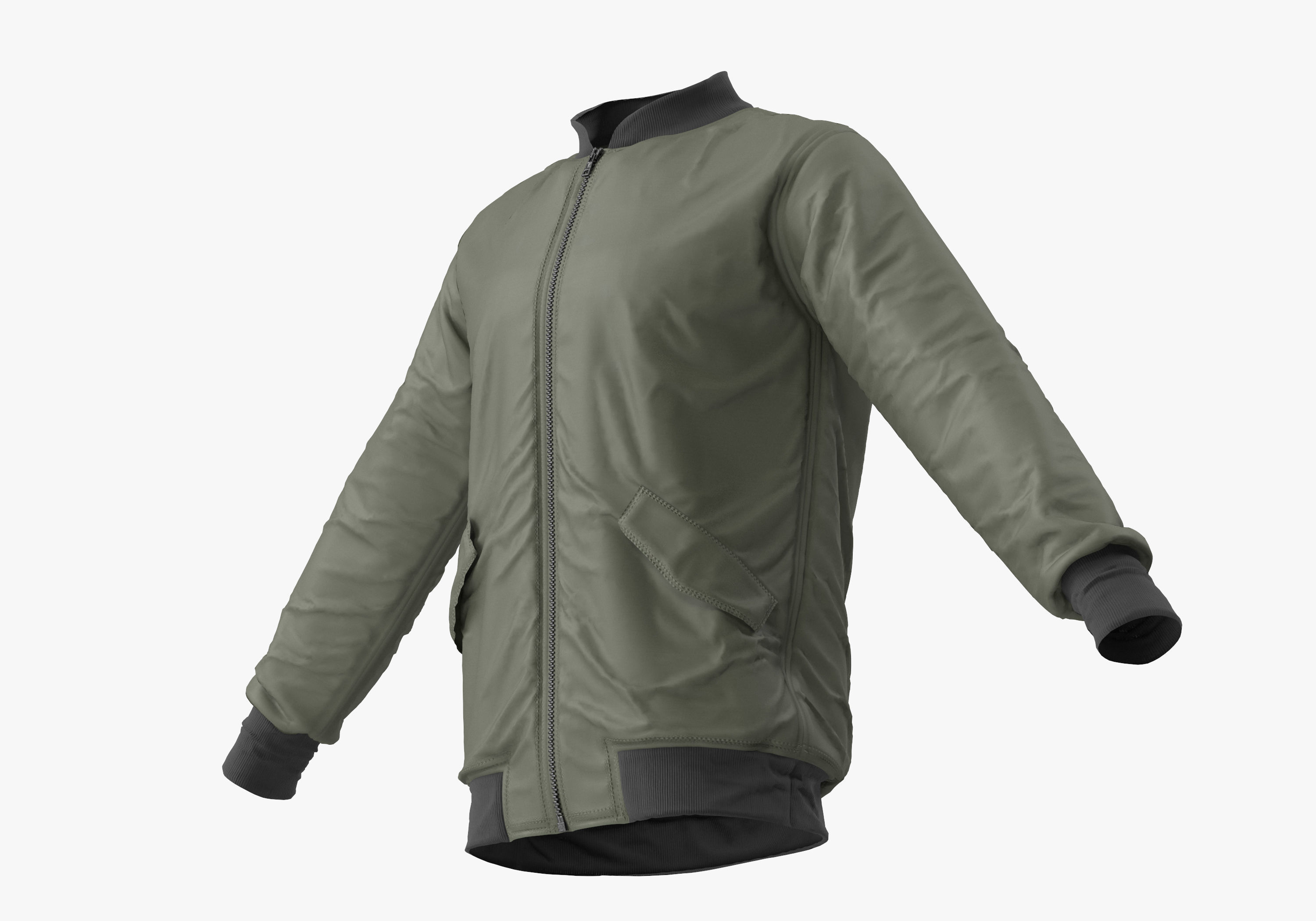 Jacket adidas bomber 3D model_10