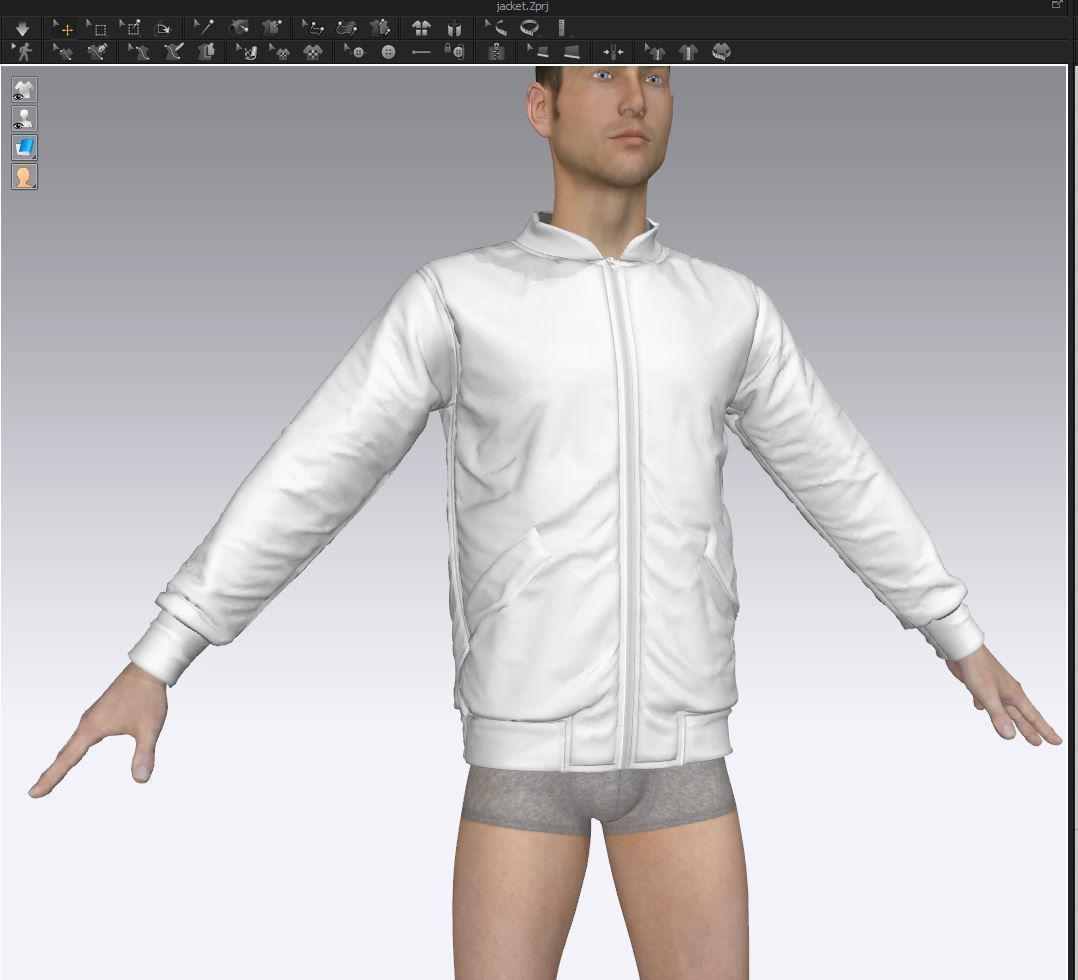 Jacket adidas bomber 3D model_17