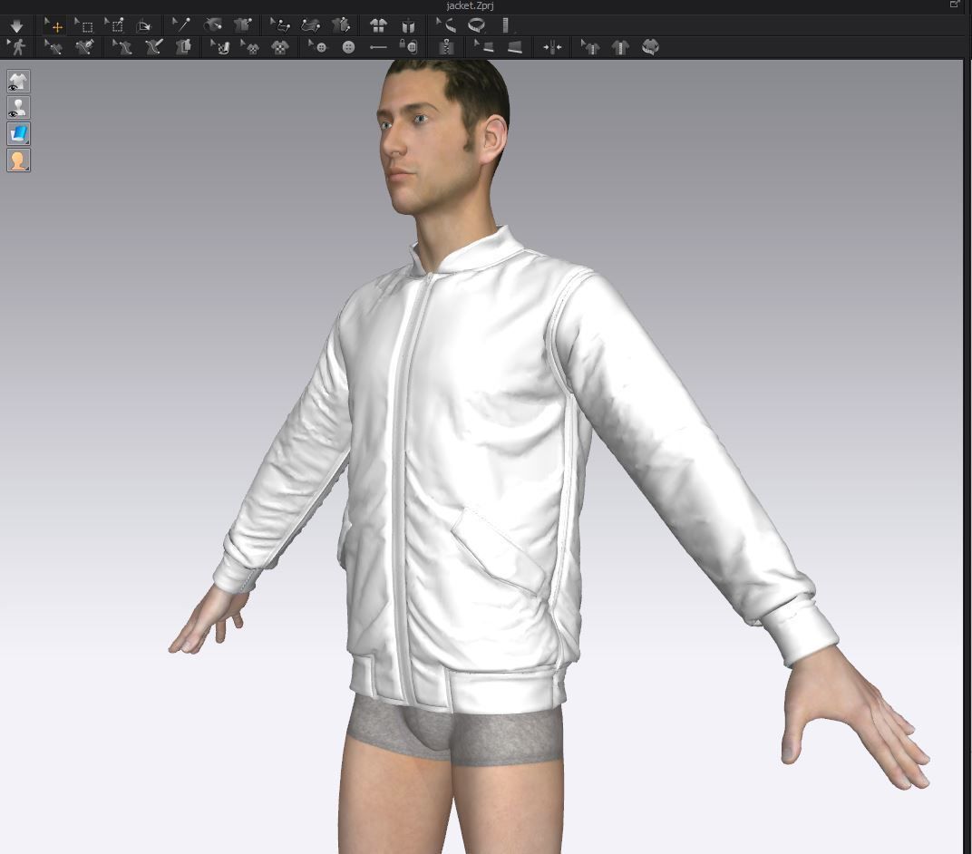 Jacket adidas bomber 3D model_16
