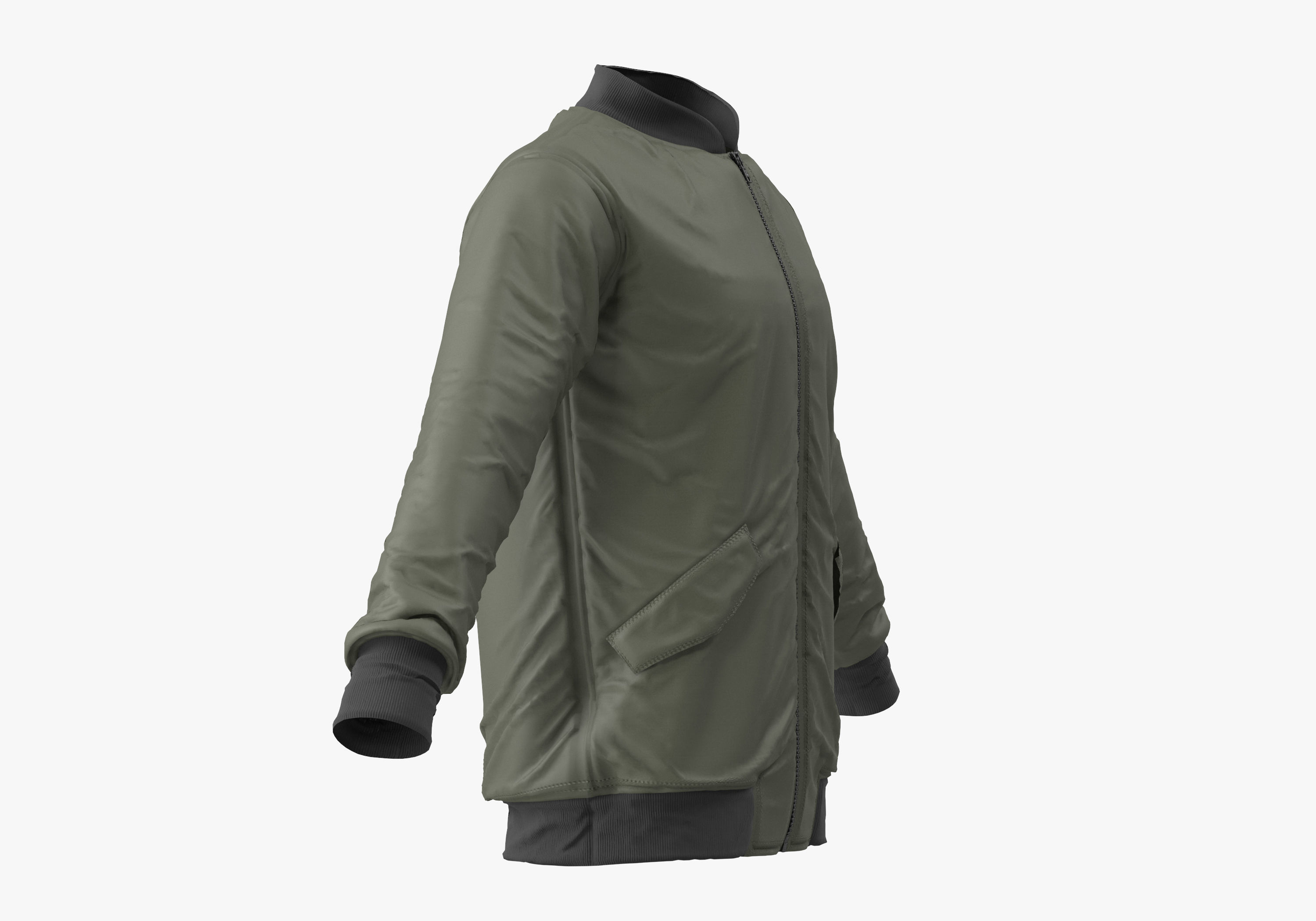 Jacket adidas bomber 3D model_8