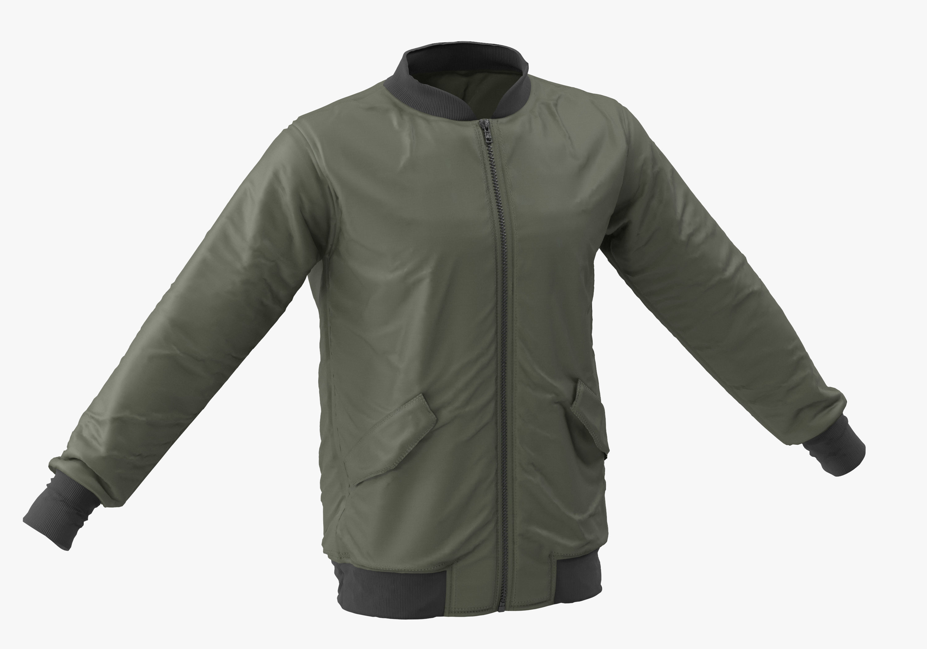 Jacket adidas bomber 3D model_2