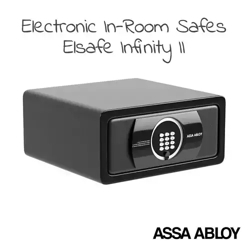 Safe Box Elsafe Infinity II Low-poly 3D model