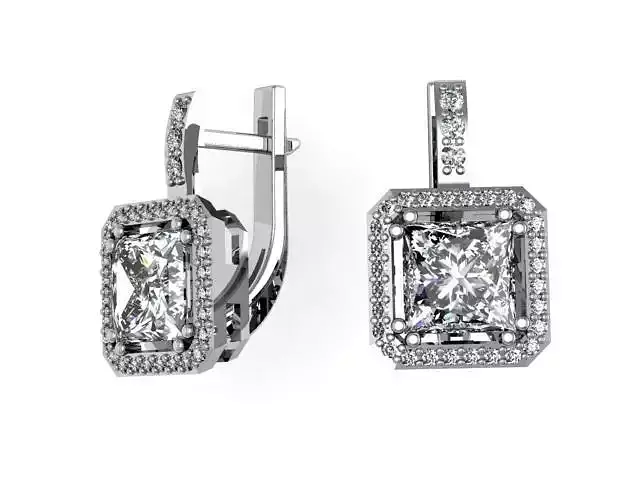 Earrings brilliant set 