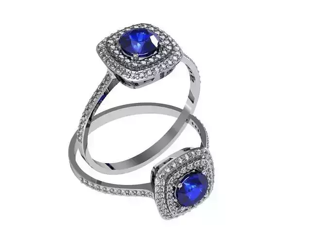 Ring blue classic 