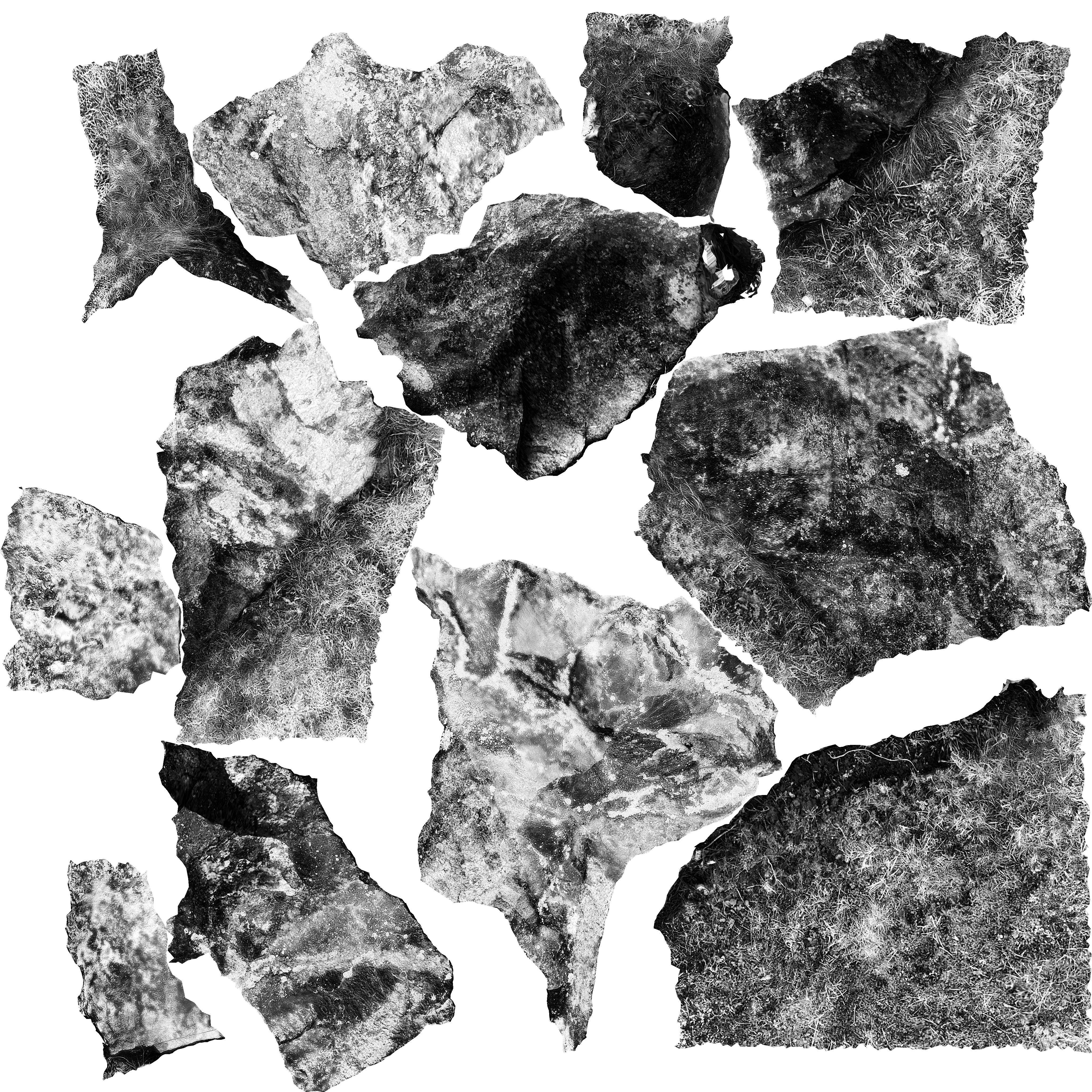 Realistic Scanned Mossy Rock 3d Model 3D model_3