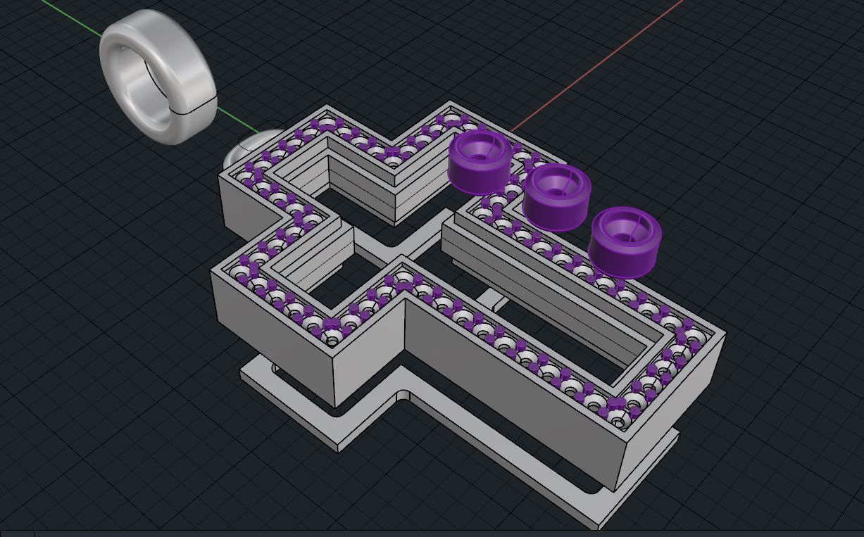 Cross with glasses and diamonds 3D print model_8