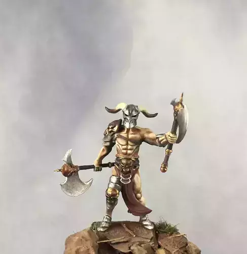 Barbarian 3D print model  39mm 3D print model