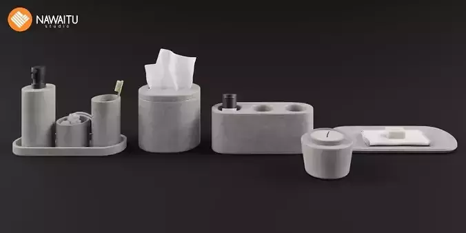 Nawaitu Studio Models Volume 01 Bathroom Accessories 03