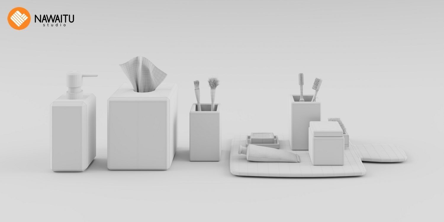 Nawaitu Studio Models Volume 01 Bathroom Accessories 04 3D model_5