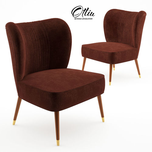 Visconti Twin armchair - Ottiu 3D model