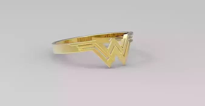 Wonder Woman Ring Free 3D print model