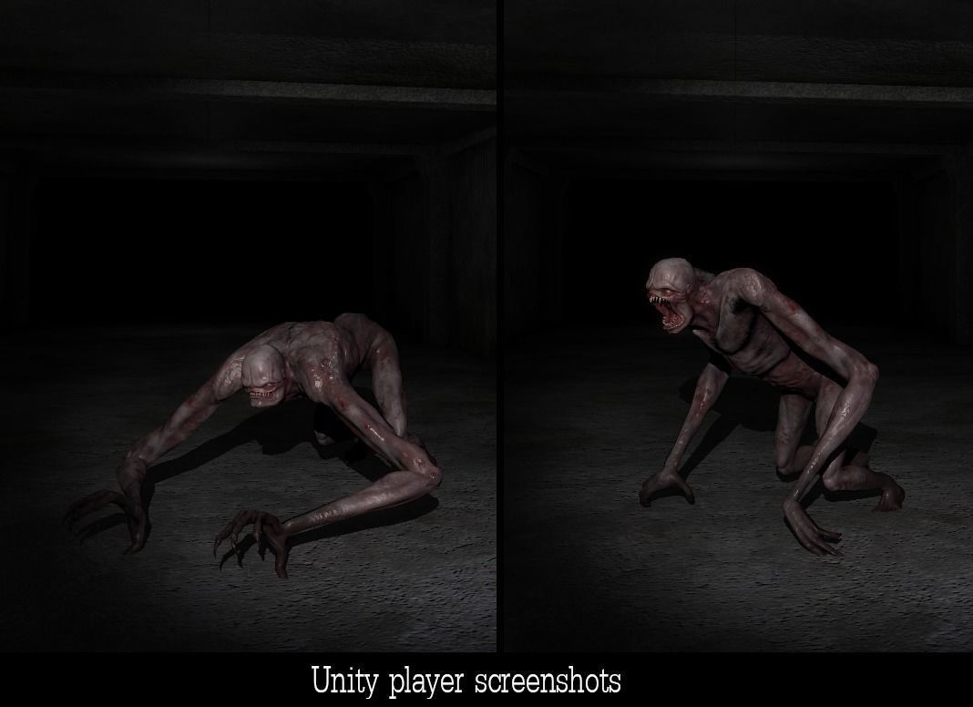 Nightmare Creature 4 Low-poly 3D model_3