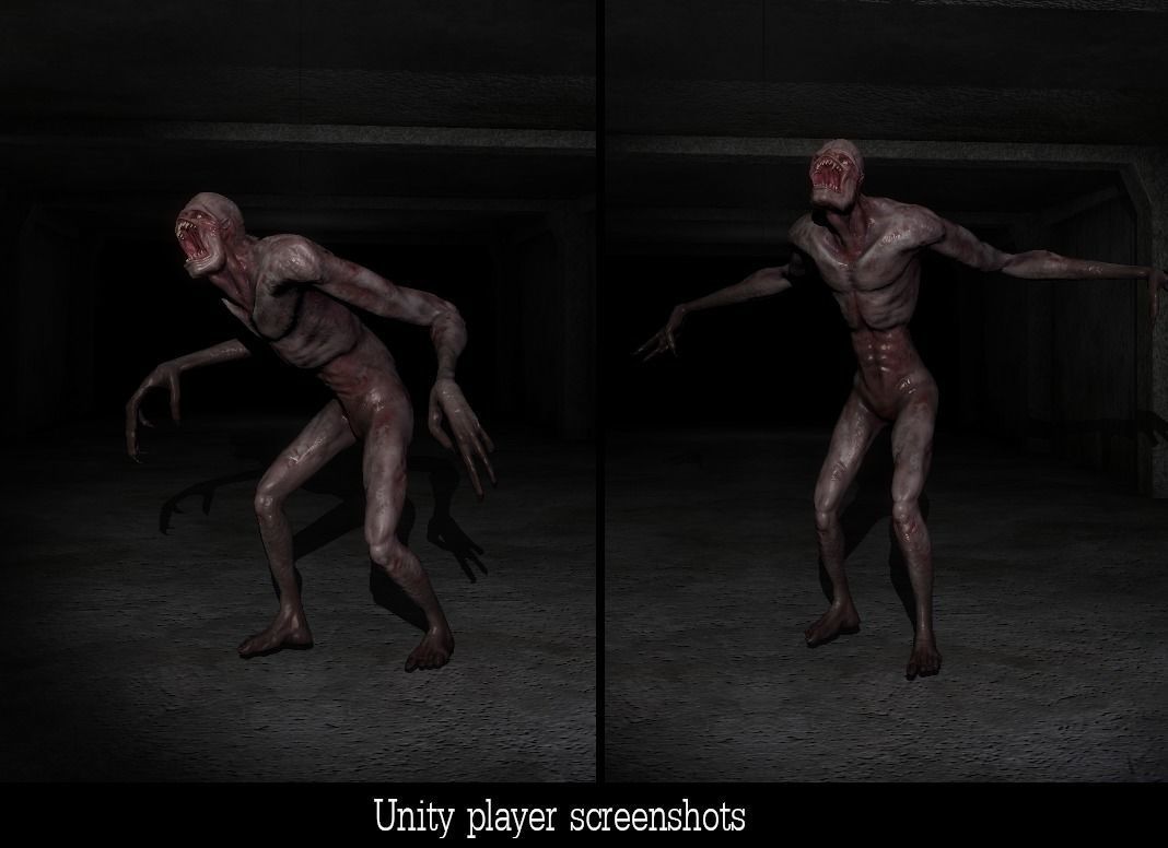 Nightmare Creature 4 Low-poly 3D model_4