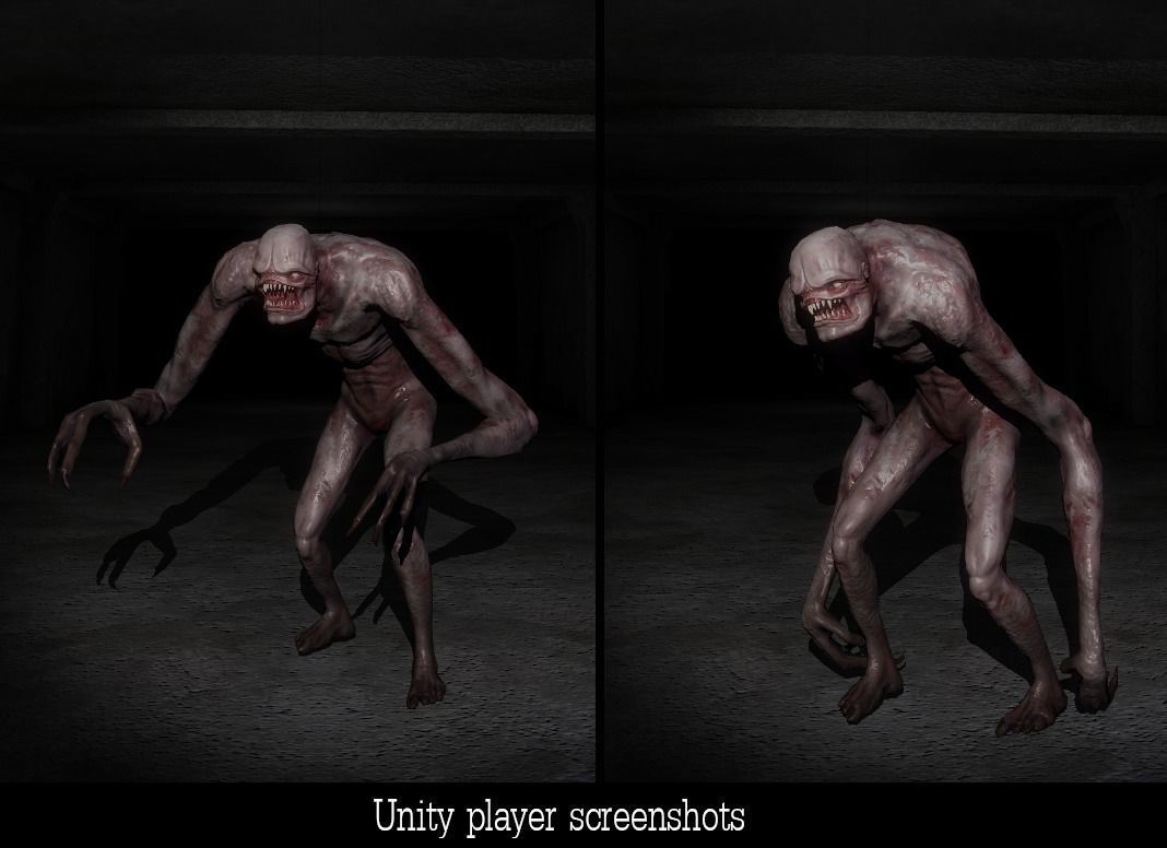 Nightmare Creature 4 Low-poly 3D model_2