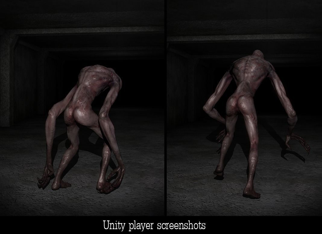 Nightmare Creature 4 Low-poly 3D model_5