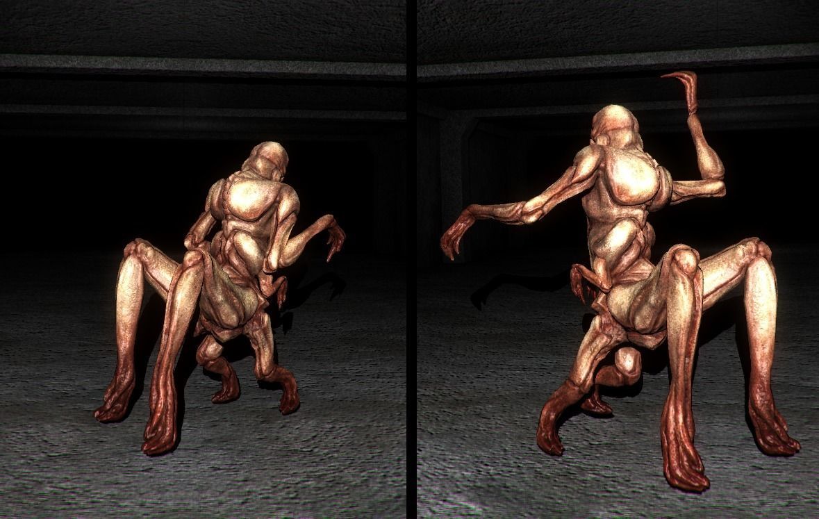 Fantastic Creature 1 Low-poly 3D model_4