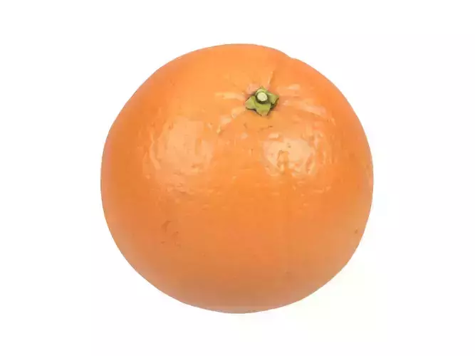 Photorealistic Orange 3D Scan