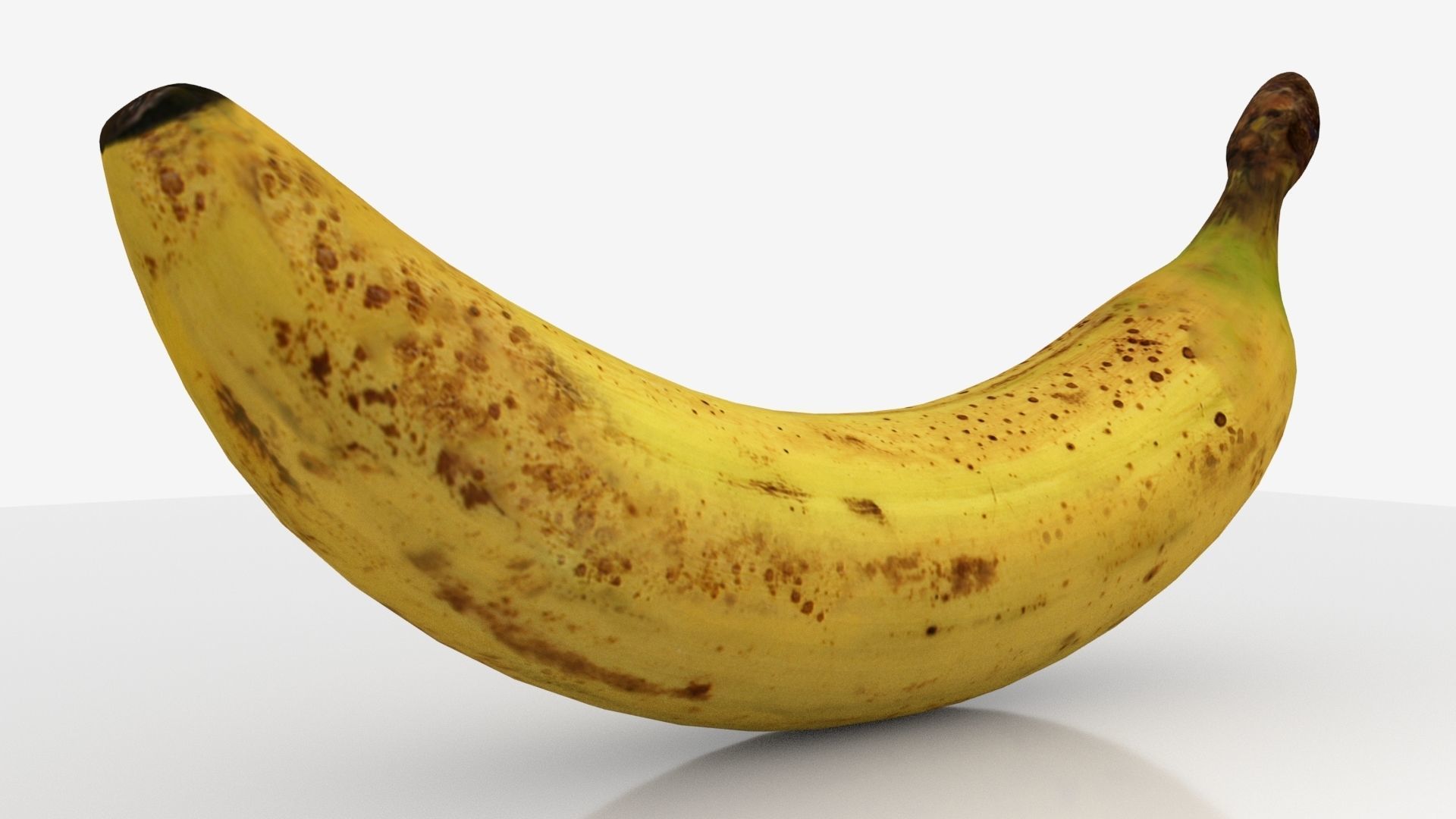 Banana Low-poly 3D model_29
