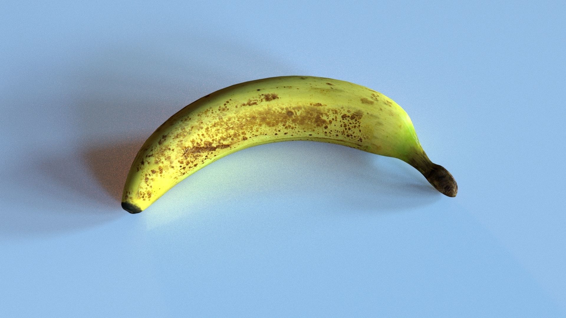 Banana Low-poly 3D model_28