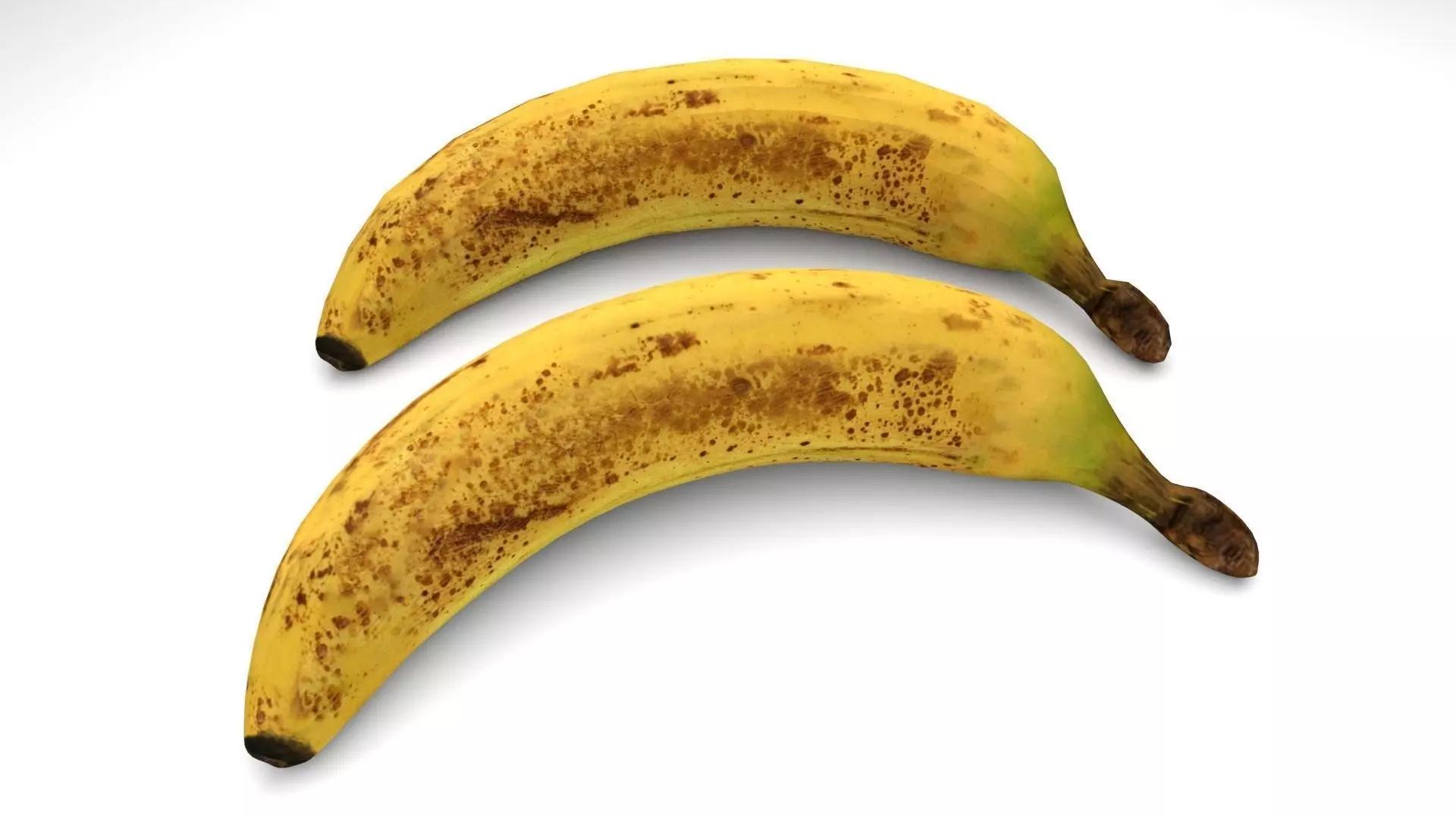 Banana Low-poly 3D model_0