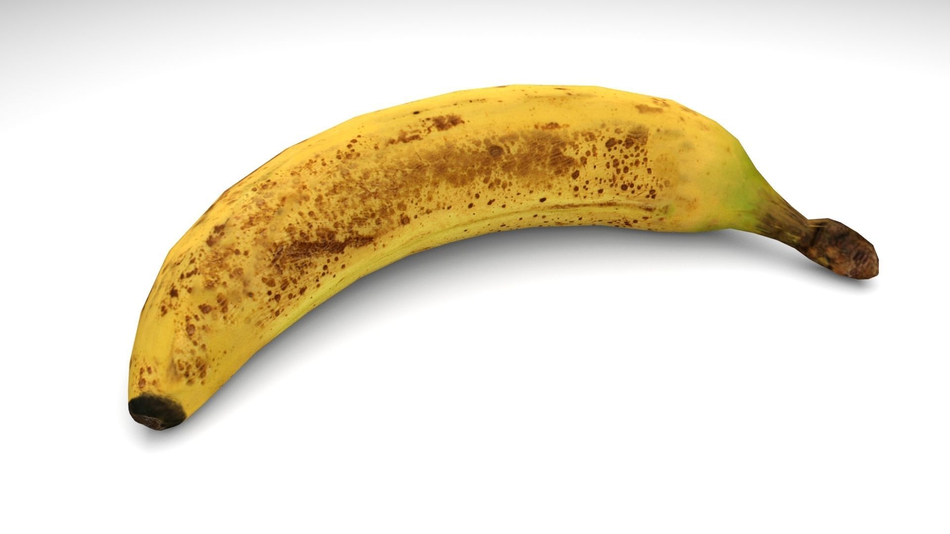 Banana Low-poly 3D model_19