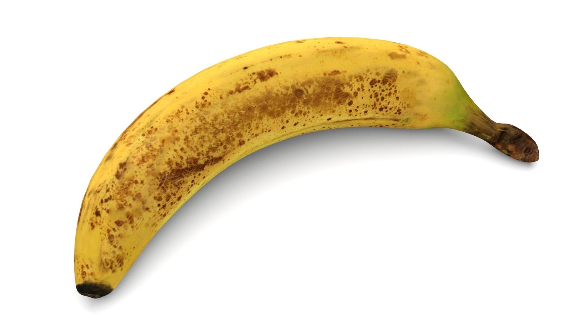 Banana Low-poly 3D model_11