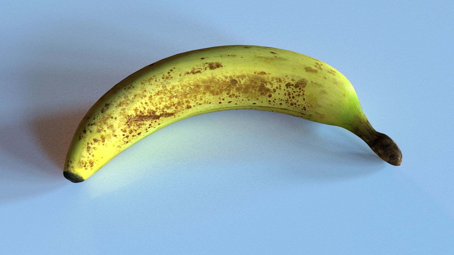 Banana Low-poly 3D model_27