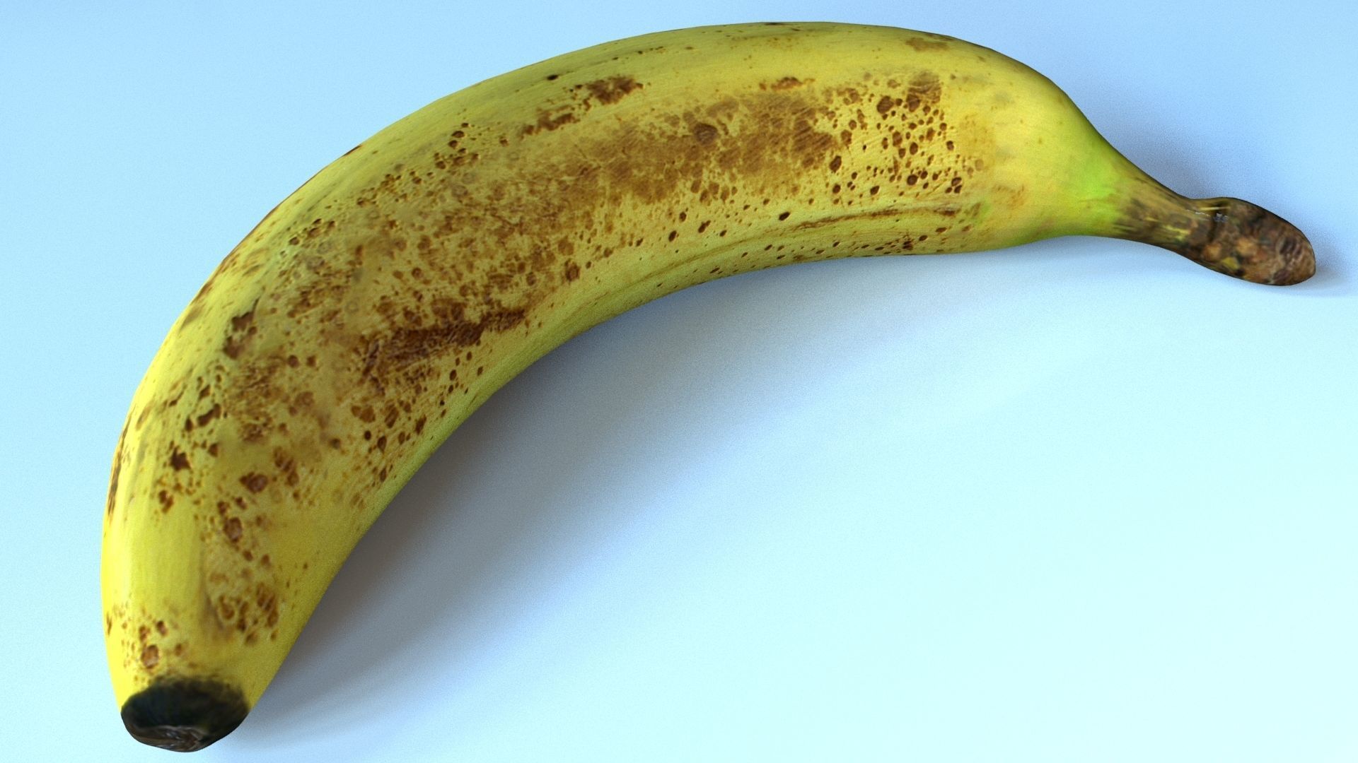 Banana Low-poly 3D model_32