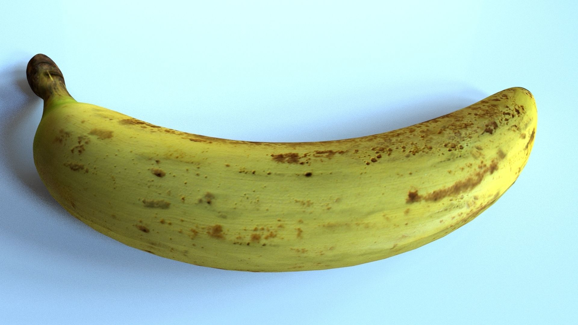 Banana Low-poly 3D model_31