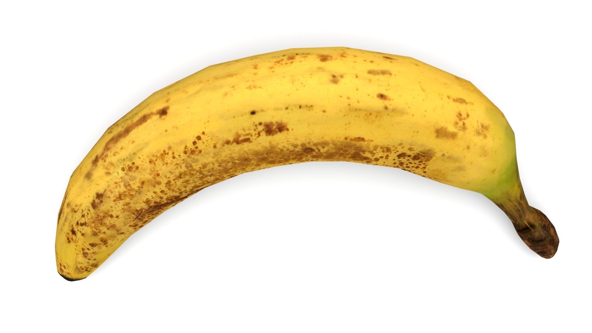 Banana Low-poly 3D model_23