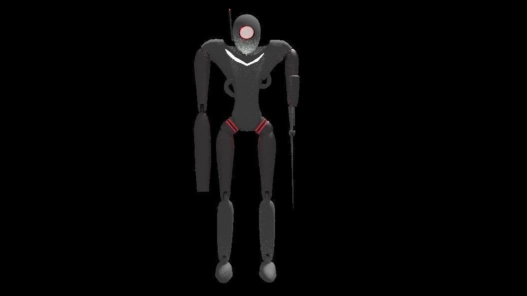 a simple robot Free 3D model