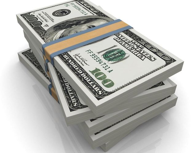 Dollar Stack 3D model  Low-poly 3D model
