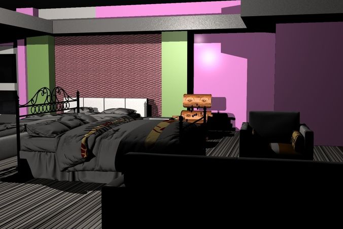 Interior Design - Furniture Store Low-poly 3D model
