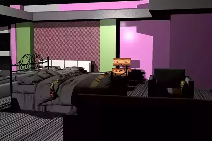 Interior Design - Furniture Store Low-poly 3D model